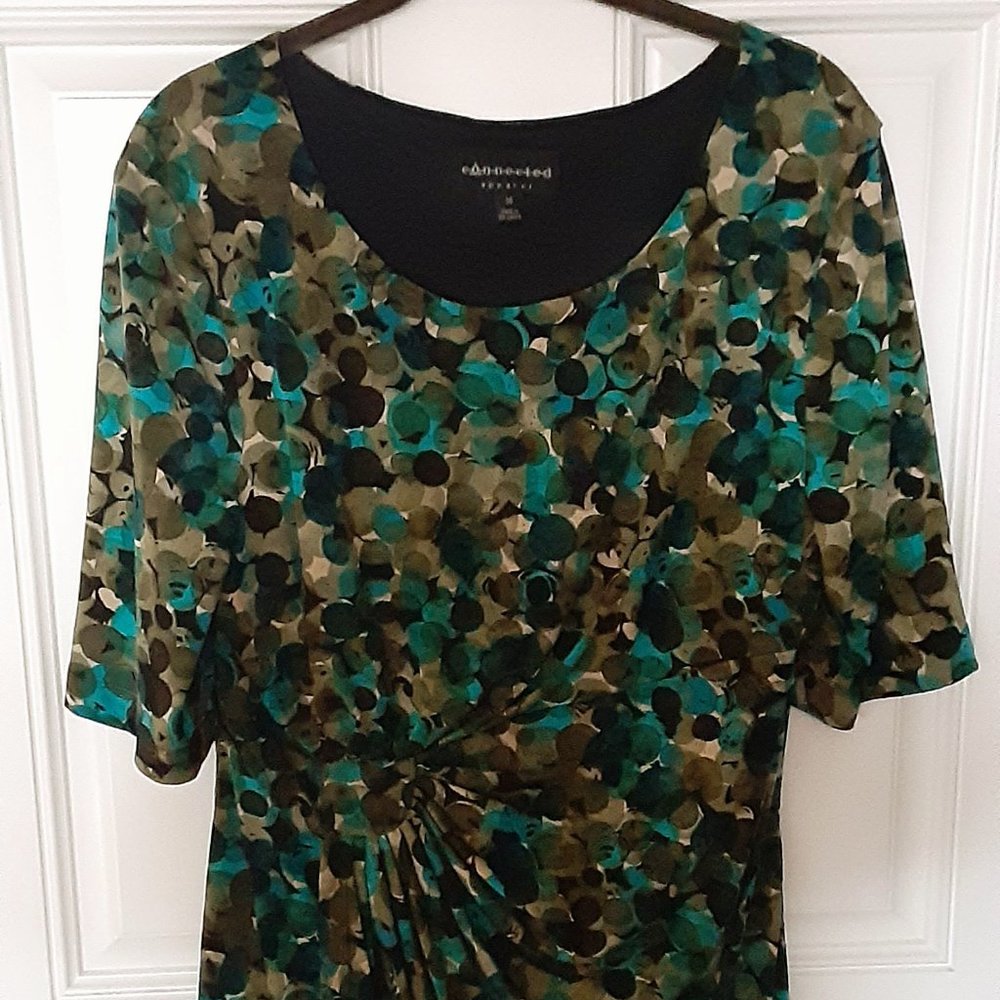 Faux Wrap Dress
